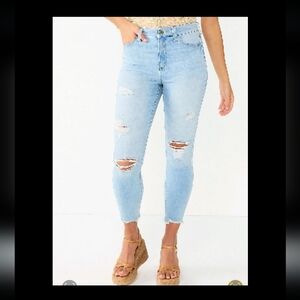 JUNIOR'S HIGH RISE CROP LEGGINGS